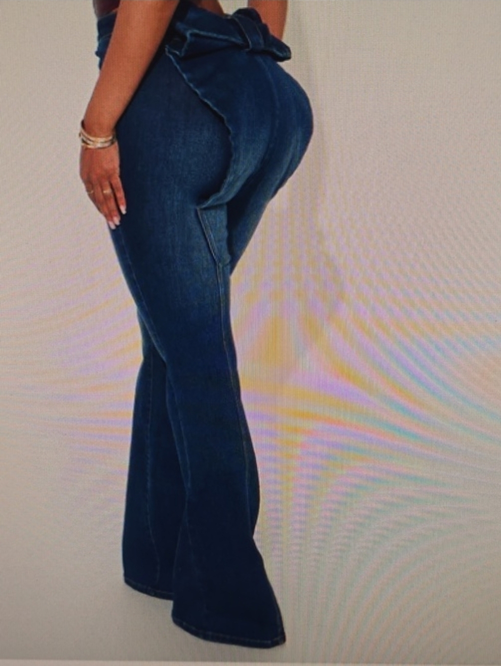 Women’s Dark Blue Flare Jeans